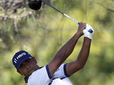 Lahiri starts well, gives away shots later for even-par 72