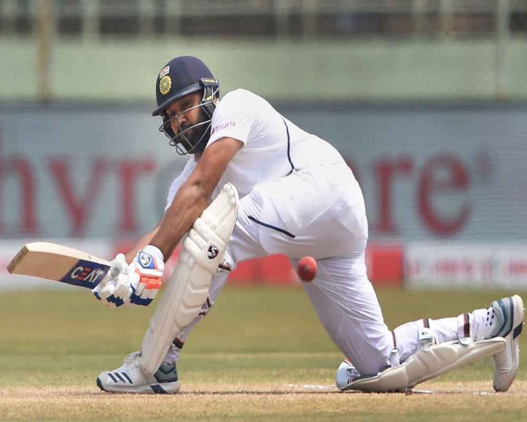 Rohit scores 2nd ton as India declare at 323/4, SA require 395 to win