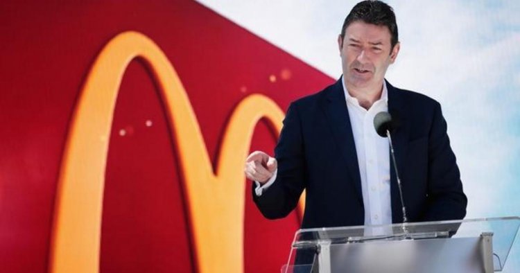 McDonald's CEO steps down after relationship with employee