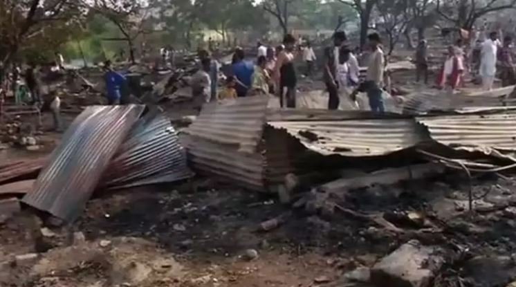 Jammu: 11 'jhuggis' gutted in blaze, no casualty