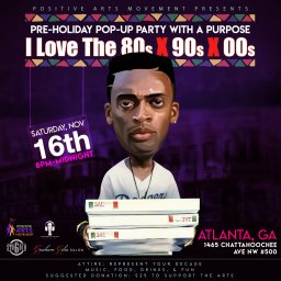 Atlanta Based Positive Arts Movement, Inc. Hosts Annual Hip-Hop Themed Holiday Fundraiser