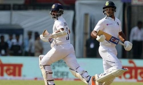 Agarwal marching on as India reach 188/3 at lunch on Day 2