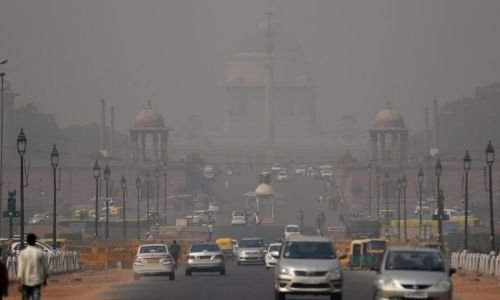 Air quality in poor category in city
