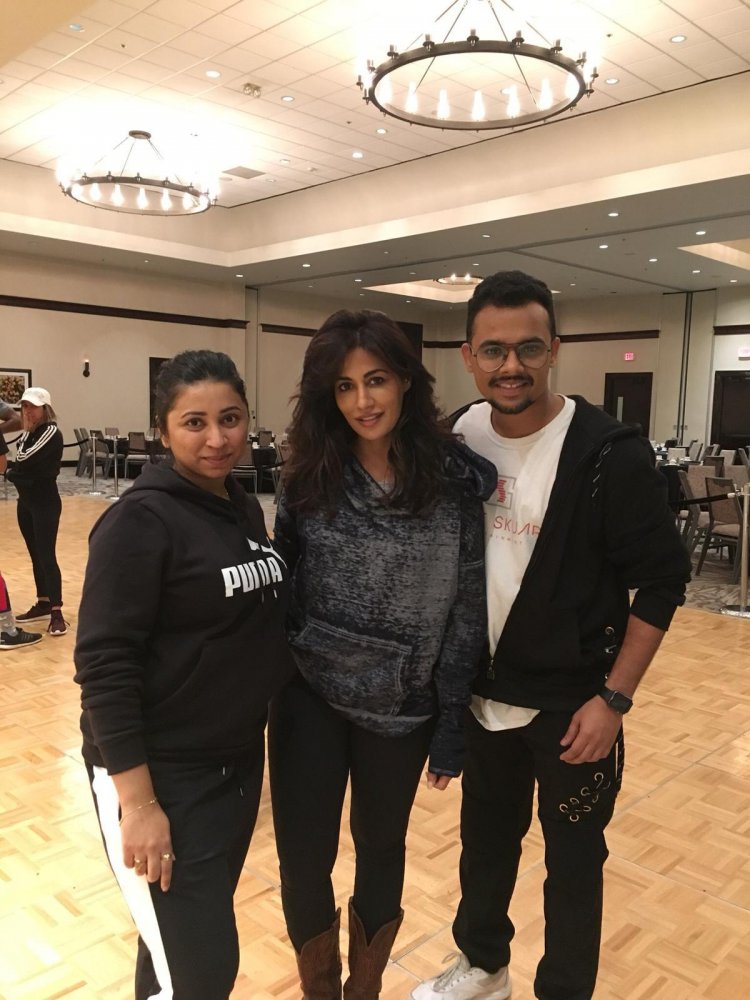 Bollywood Actress Chitragada Singh Praises Choreographer Erem Khan and Sudeesh Nair at Dallas, Texas