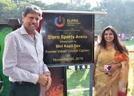 Ace Cricketer Kapil Dev Felicitated Winners of Elpro Sports Festival