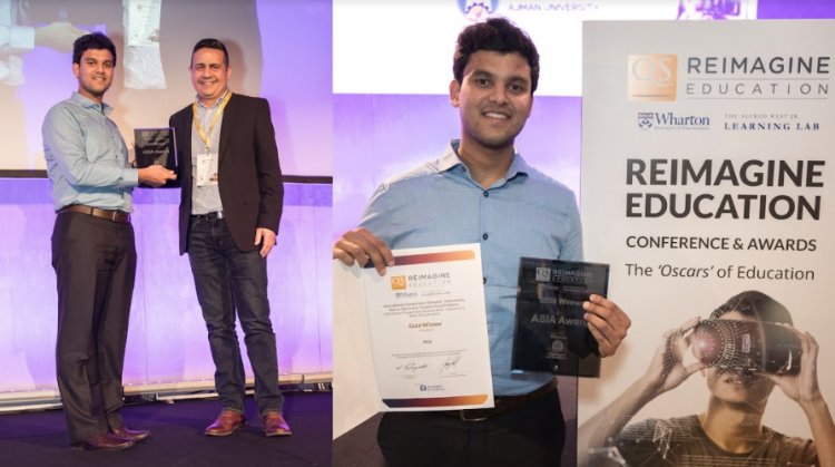 IIT Gold-Medalist’s Innovation Wins the “Oscars” of Education in London