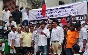 DMK protests against CAB, Udhayanidhi Stalin detained