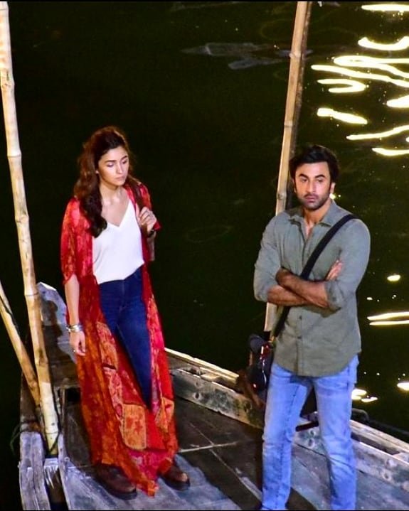 Ranbir Kapoor and Alia Bhatt Snapped Together in Varanasi
