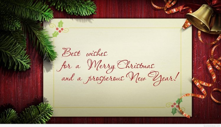 Best Christmas and New Year Wishes