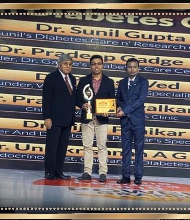 Dr Pradeep Gadge Wins the Most Promising Leader in Diabetes Care 2019 Award in Mumbai