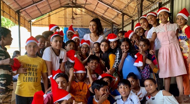 Lopamudra Raut celebrates Christmas with NGO Kids