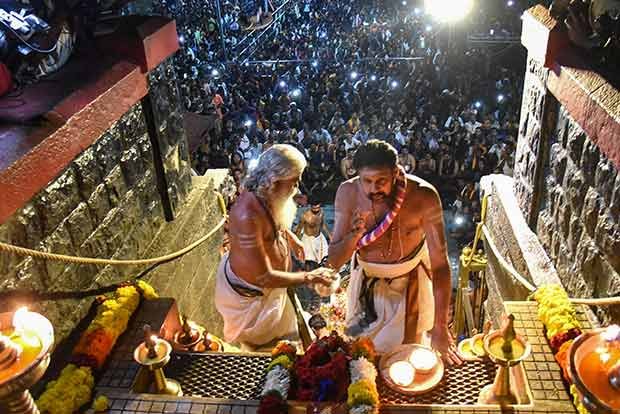 Sabarimala temple opens for Makaravilakku festival