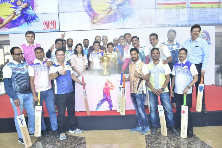 A team of Doctors at Wockhardt Hospitals Mumbai Central unveils Cricket Tournament Trophy 2020