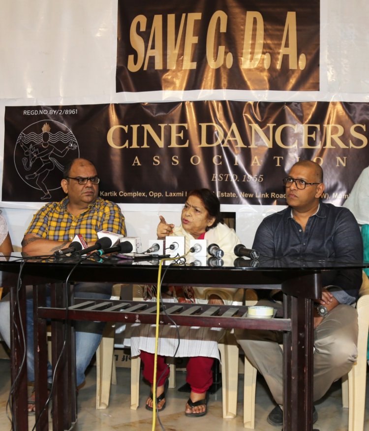 Saroj Khan, Brand Ambassador - Cine Dancers Association, Addresses Media on Ganesh Acharya's Formation of a Parallel Dance Association