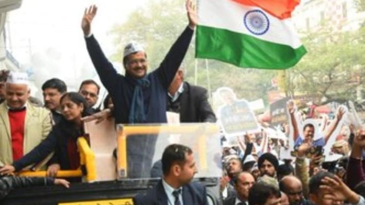 Kejriwal kick-starts his nomination rally