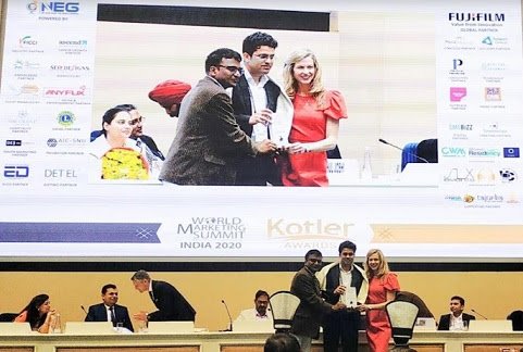 Kunal Gupta Honoured with Philip Kotler's Emerging CEO Award