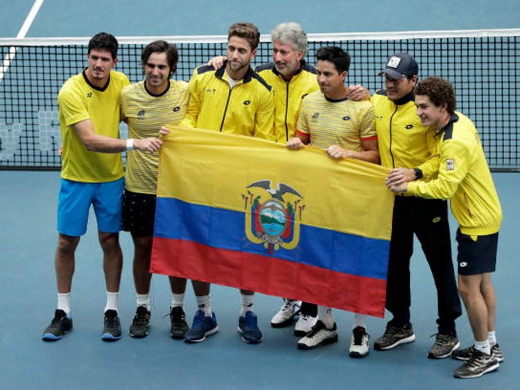 Ecuador upset Japan to advance to Davis Cup finals