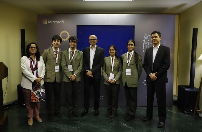 Suncity Students Commended by Satya Nadella for Advanced Air Monitoring System