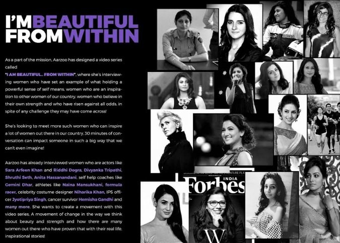 Redefining Beauty for Women - Aarzoo Shah