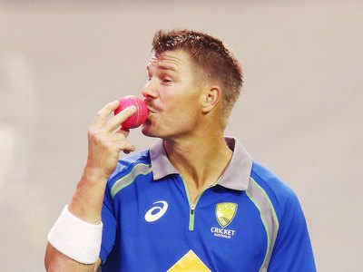 I don't see why you've to change it: Warner joins debate on saliva to shine ball