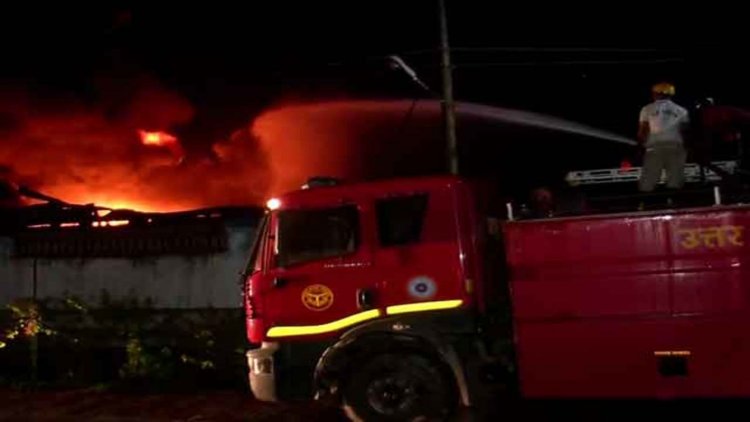 Fire breaks out at two commercial properties in Noida