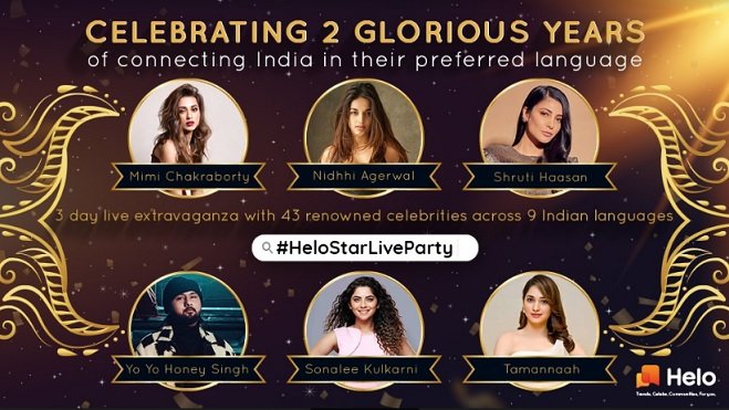 Helo Turns 2; Promises 3-day Celebration with a Star-studded LIVE Marathon