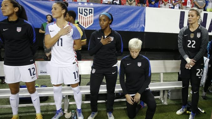 US Soccer repeals rule that banned kneeling during anthem