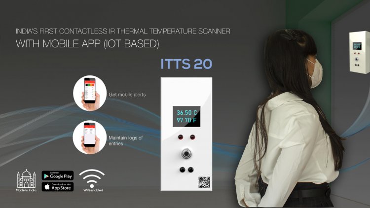 Contactless IR Thermal Temperature Scanner with IOT Based Mobile App Launched in India