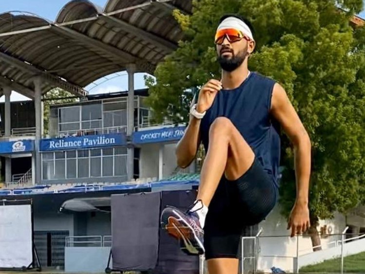 Krunal Pandya resumes outdoor training after 3 months