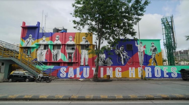 Asian Paints and St+art India Foundation Salute Mumbai's Frontline Heroes with Stunning Murals at Mahim Junction