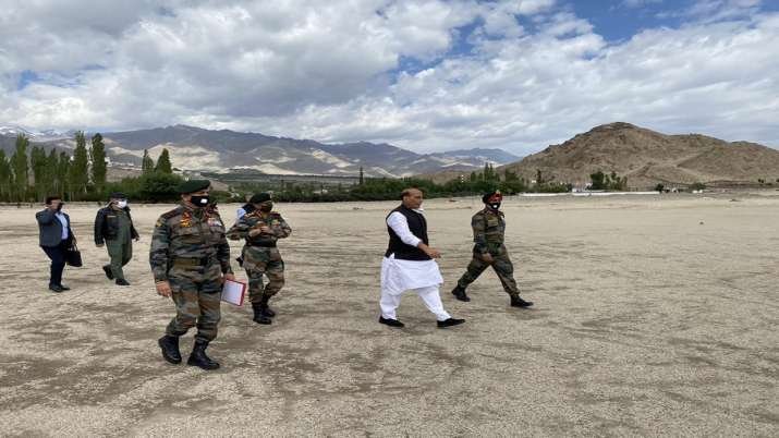 India-China LAC standoff: Rajnath Singh, CDS Rawat, Army chief in Leh to review security