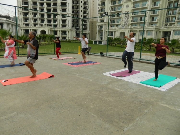 Grand Arista hosts Zumba Classes for relieving stress of the elderly