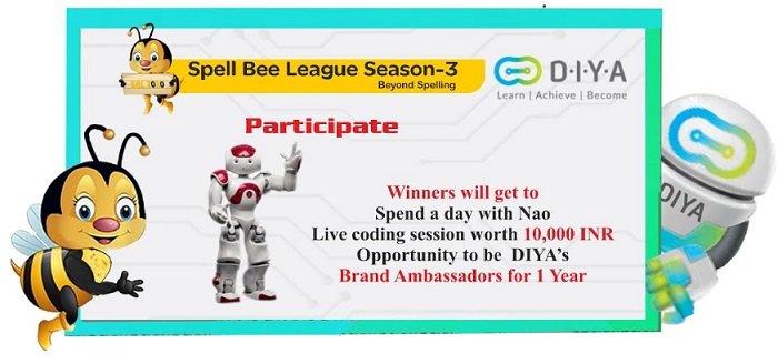 DIYA Joins Spell Bee League Season 3 as Exclusive Robotic Partner