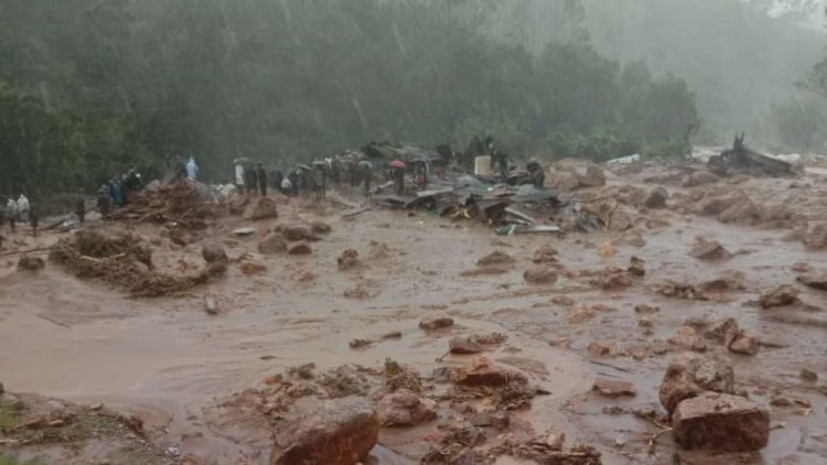 Landslide in Rajamala in Idukki district, several estate workers feared trapped