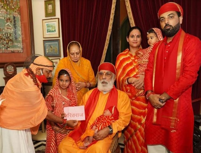 Celebrations at The City Palace, Udaipur: 'Grah Pravesh' Ceremony Performed for New-born Grandson of Shriji Arvind Singh Mewar