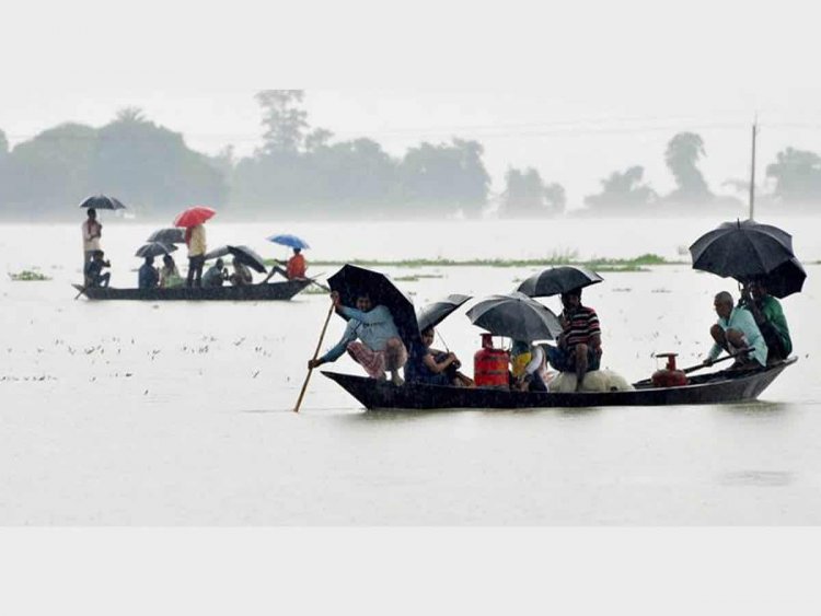 Flood in Assam maintain falling trend