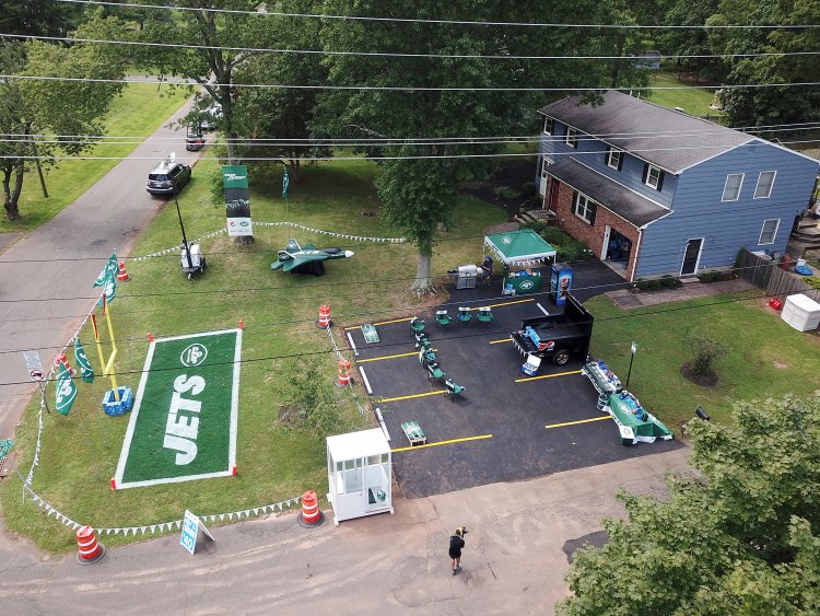 Pepsi Paves Superfan's Front Yard to Create Larger-than-Life Tailgate Destination