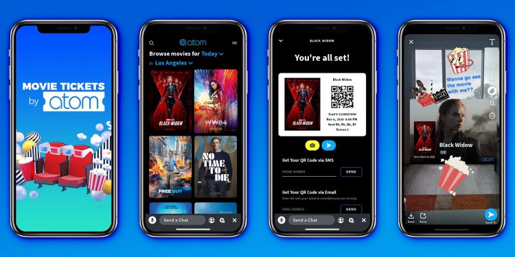 Movie Tickets By Atom Launches in Snapchat