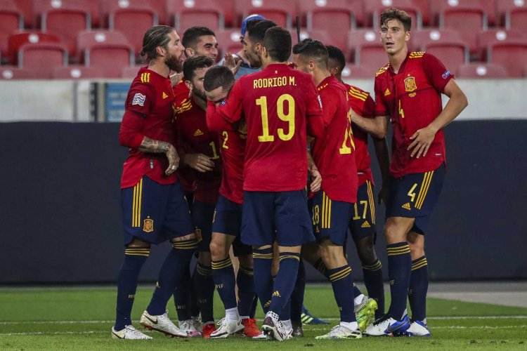 Spain grabs 1-1 draw in Germany as internationals resume