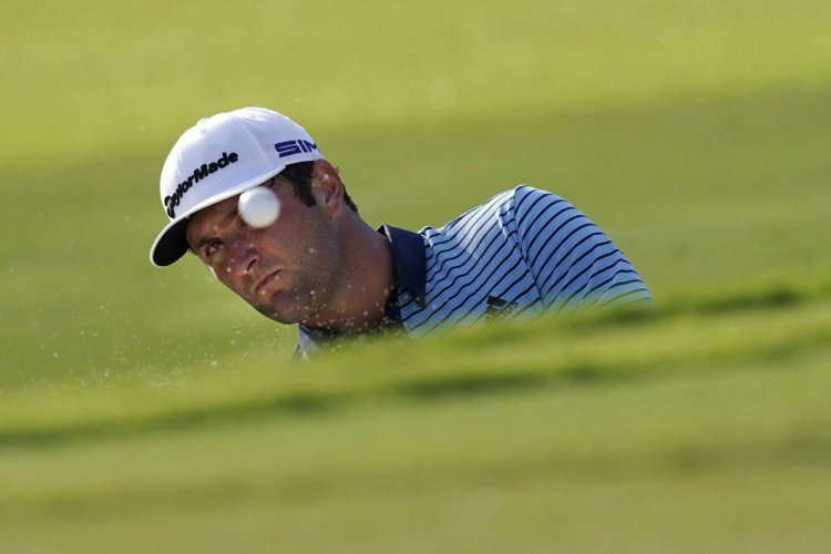 Rahm has 65 to catch up to Johnson at Tour Championship