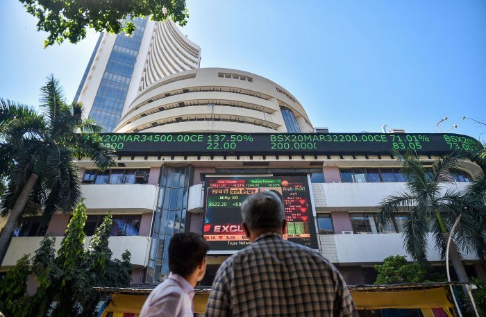 Sensex rises over 100 pts in early trade; Nifty above 11,450