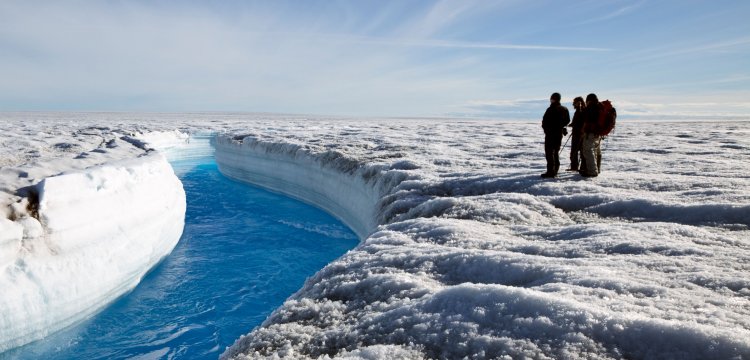 Climate Change Breaks Up Parts Of The Greenland Ice Shelf