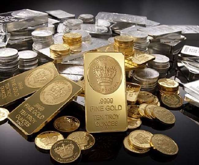 Gold tanks Rs 608; silver declines Rs 1,214