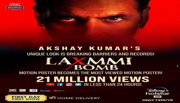 Akshay Kumar’s Laxmmi Bomb breaks records before release, becomes most Viewed Motion Poster