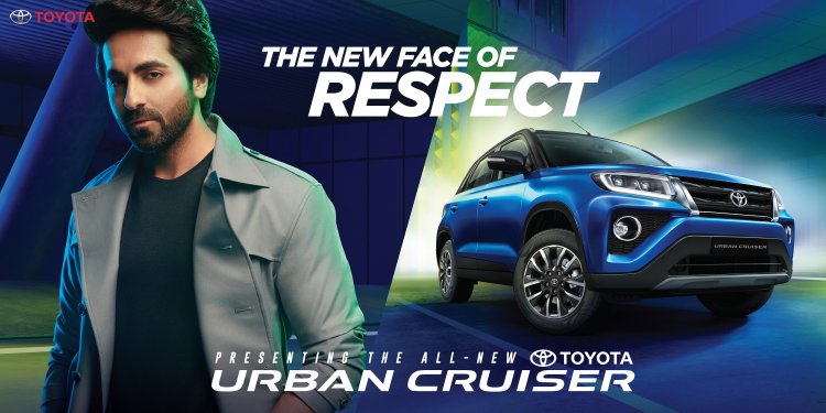 Toyota announces Leading Indian Actor, Singer & Youth Icon  Ayushmann Khurrana as Brand Ambassador for all-new #UrbanCruiser