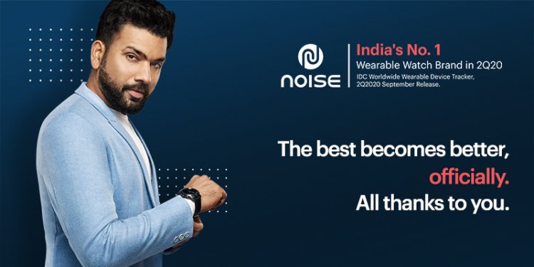 Noise Becomes India’s No. 1 Wearable Watch Brand