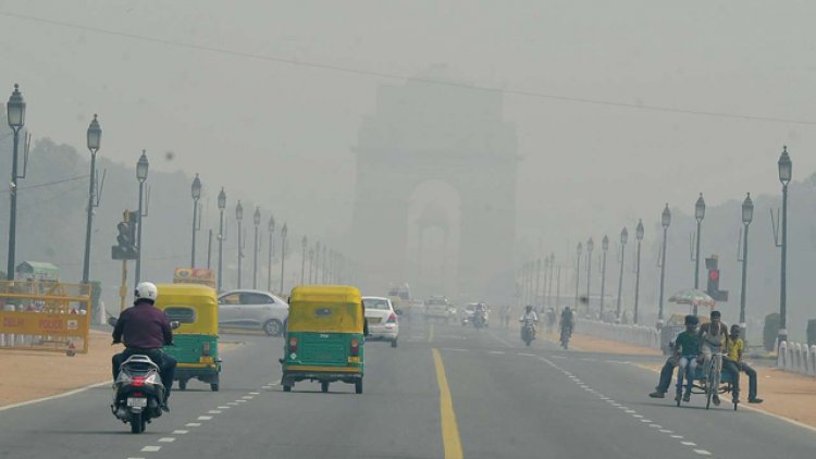 Delhi's air quality in moderate category