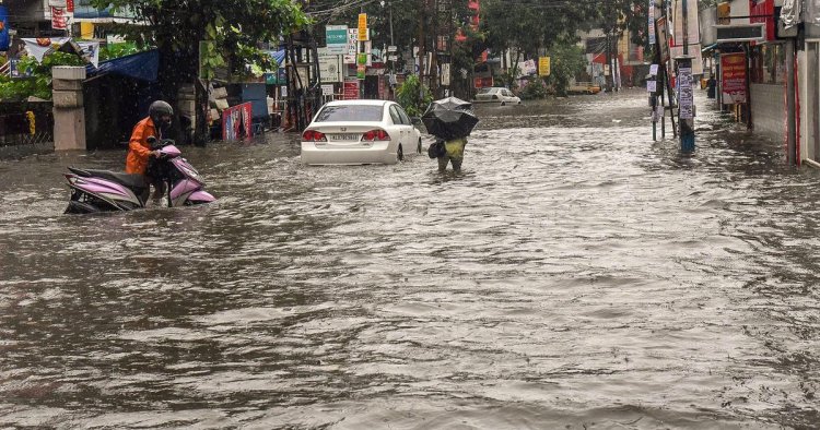 Rains batter Kerala, yellow alert for 13 districts