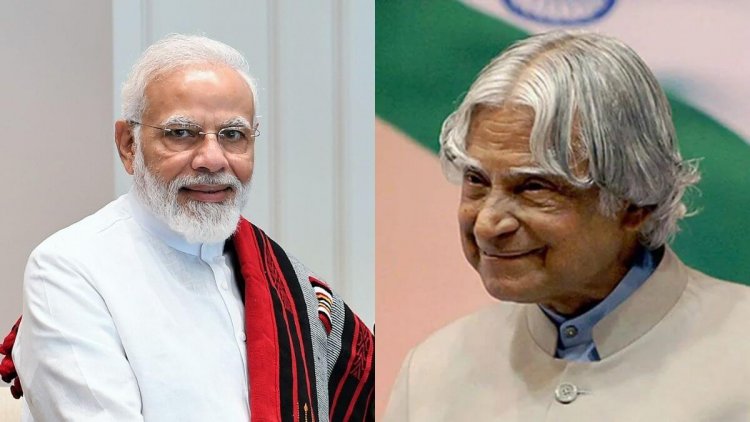 Modi pays tribute to former president Kalam