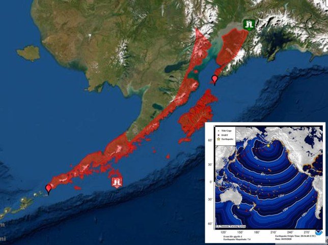 Tsunami Alert for Alaska after 7.5 Magnitude Earthquake